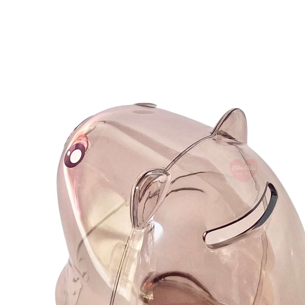 กระปุกออมสินใส ลายคาปิบาร่า กระปุกออมสินเด็ก กระปุกออมสินพลาสติกใส กระปุกออนสินอะคริลิค แบบใส มินิมอล เก็บออมเหรียญ - รูปที่ 6