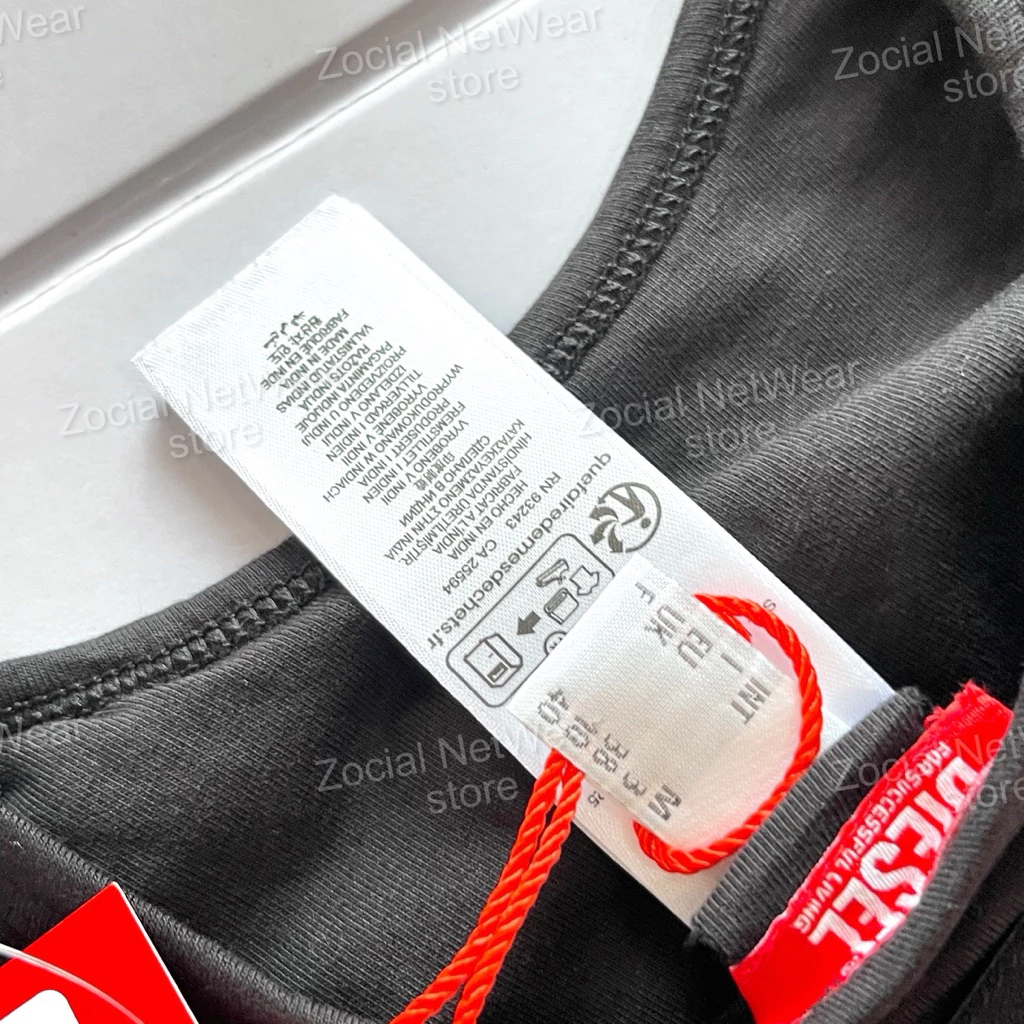 Diesel สปอร์ตบรา ผู้หญิง สีดำ ผ้าคอตตอน thumbnail 6