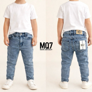 งานไทย 🇹🇭 ยีนส์ยืด กางเกงเด็กขายาวสียีนส์ ใส่สบาย ทรง skinny…