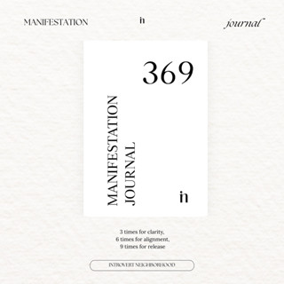 สมุดบันทึก 369 Manifest Manifestation Journal เขียนสิ่งที่คุ…