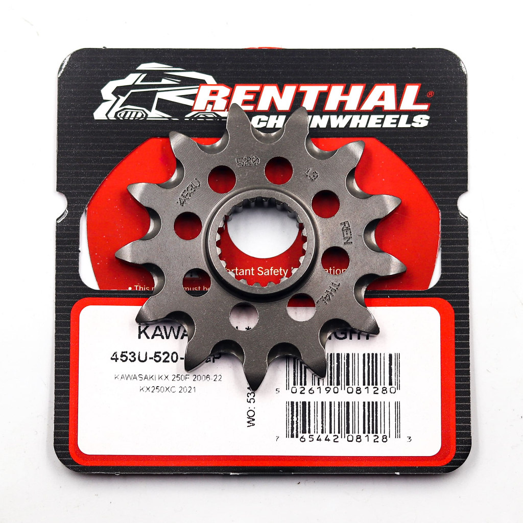สเตอร์หน้า Renthal KX250F 06-20, KX250/X 21-26 (453U-520-13GP)