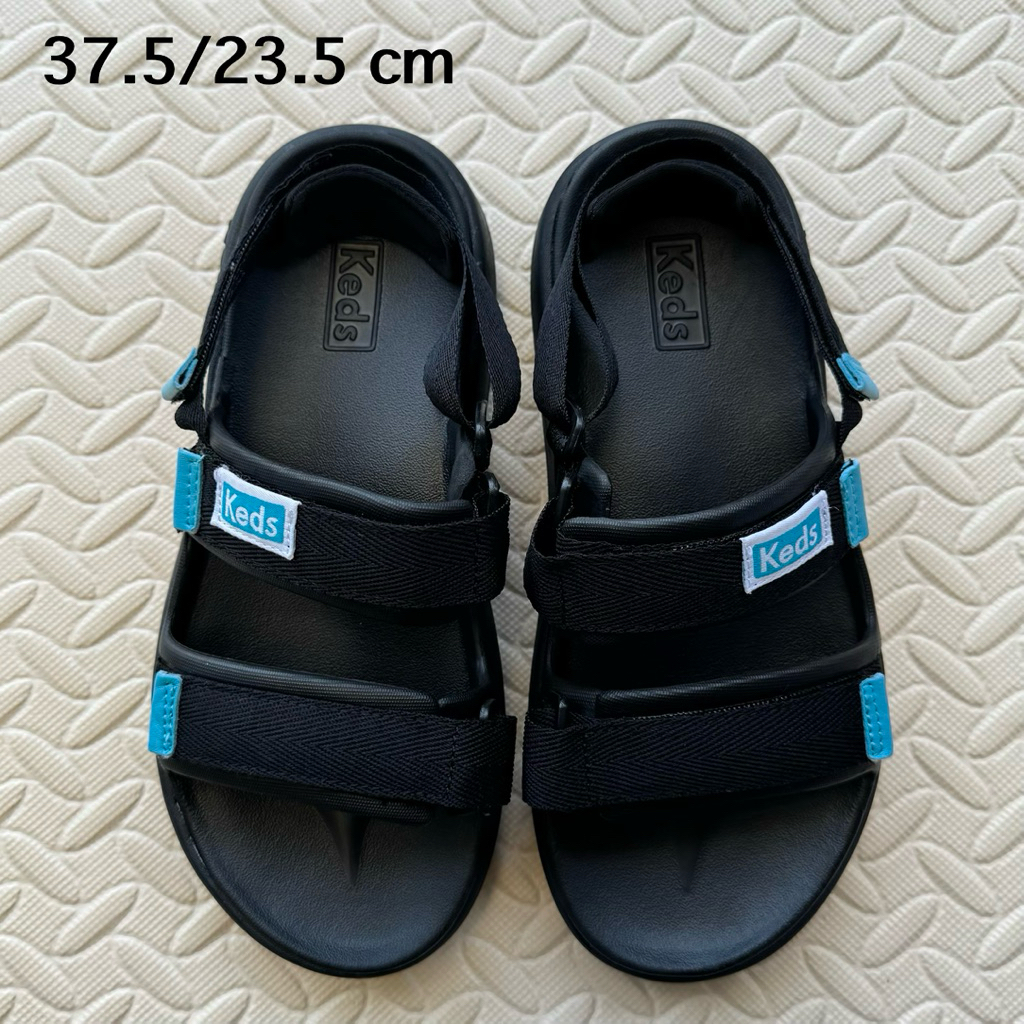 รองเท้ามือสอง Ked รัดส้นสีดำ (BE552)