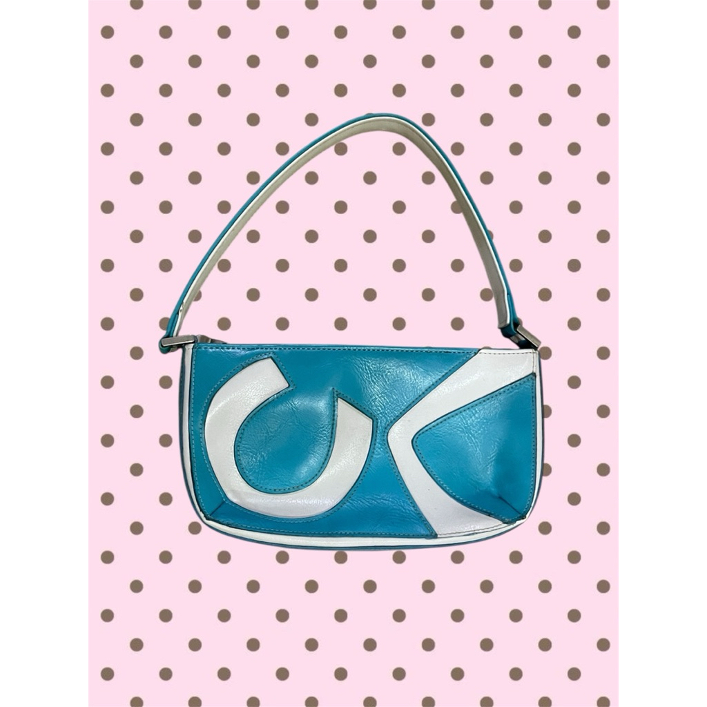 CLARINS vintage bag y2k มือสองสภาพดี🐬🎀#กระเป๋ามือสอง#y2k