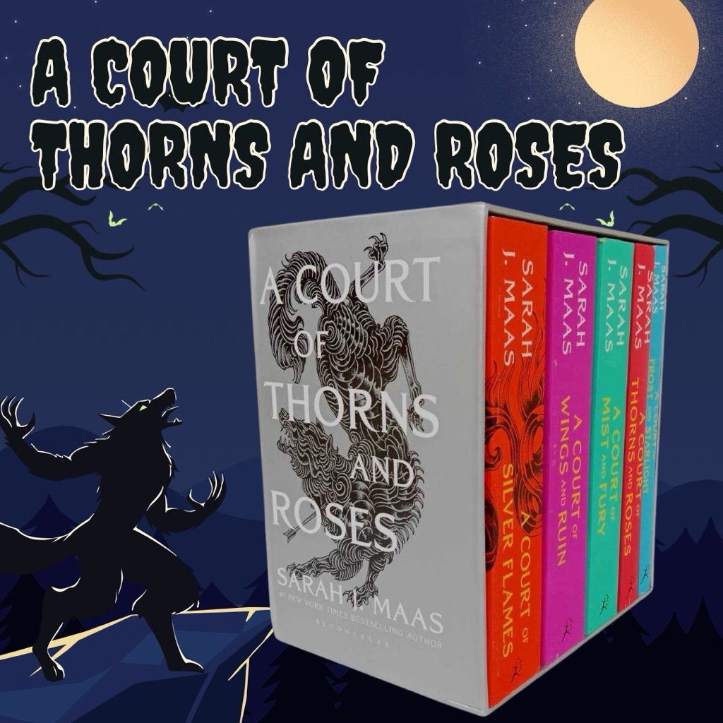 A Court of Thorns and Roses นิยายภาษาอังกฤษ แนว fantasy romance เซต 5 เล่ม