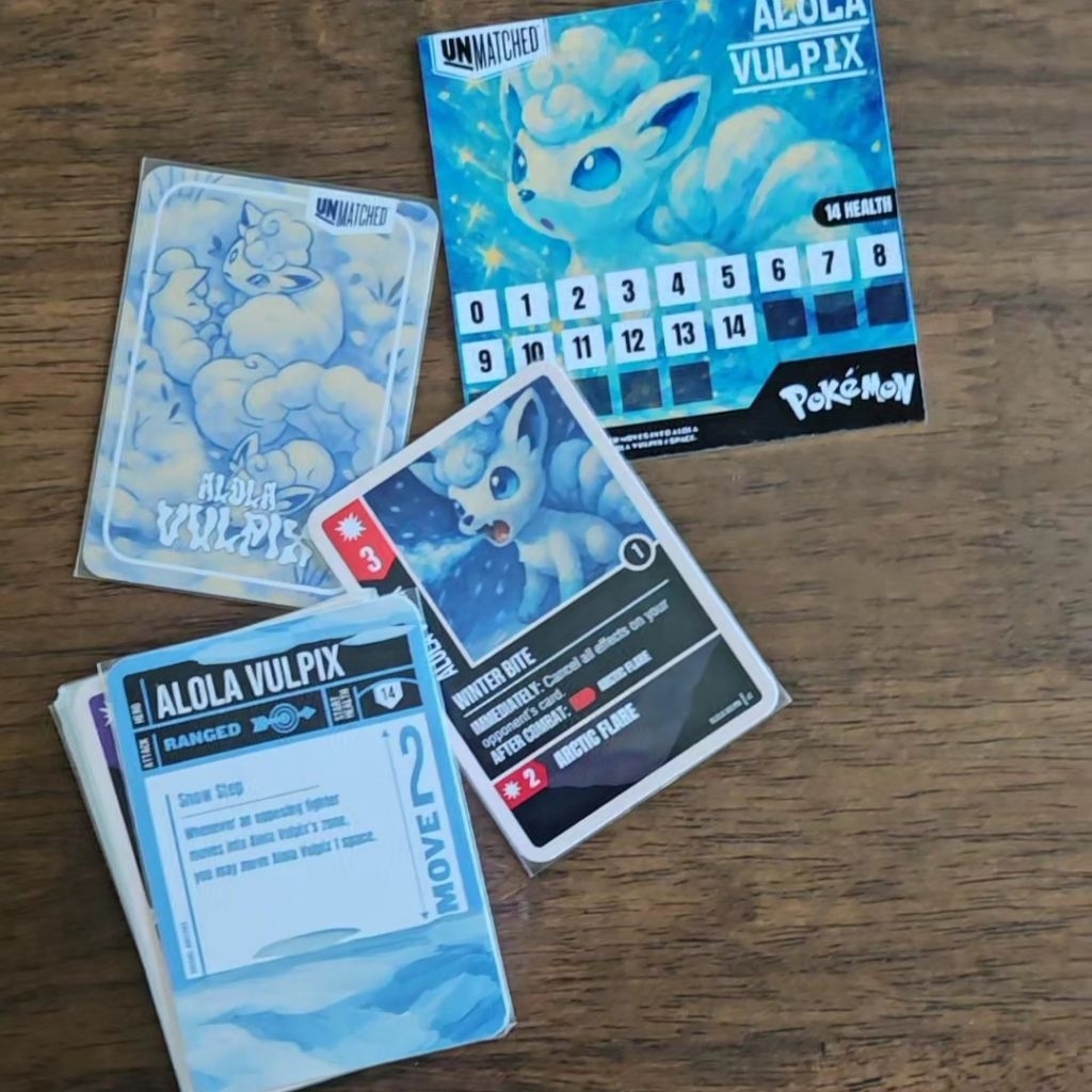 [Board Games] Unmatched Custom | Alola Vulpix Pokemon [EN]