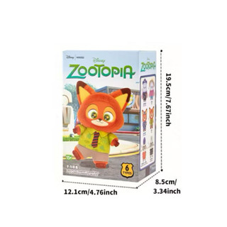 [พร้อมส่ง]กล่องสุ่ม MINISO ZOOTOPIA Series Blind Box toy Plu…