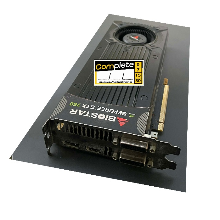 การ์ดจอ/VGA/BIOSTAR-GTX760-2GB-GDDR5-256Bit-ต่อไฟเพิ่ม6+6