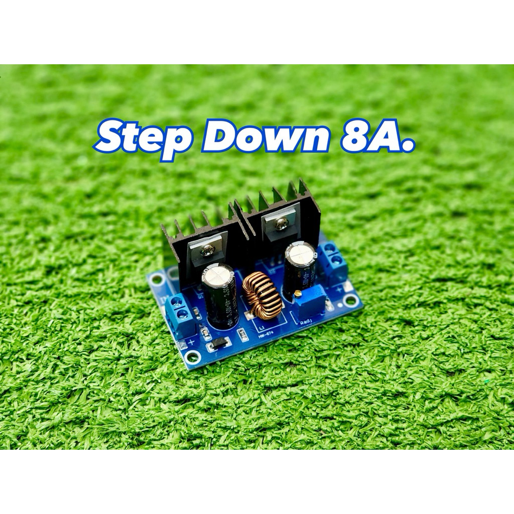step down 8A. (XH-M401) สเต็ปดาว DC-DC Adjustable Buck Converter ตัวควบคุมแรงดันไฟฟ้า แบบปรับได้