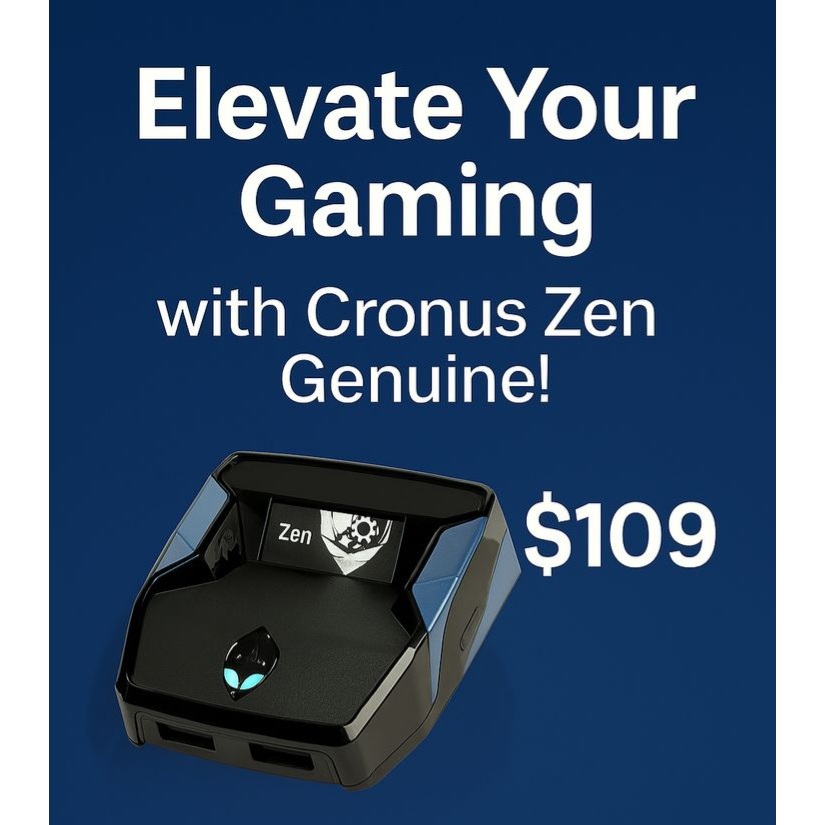 UPGRADE  Cronus Zen PLUS UP TO PS 5 Controller Emulator for Xbox Playstation Nintendo and PC