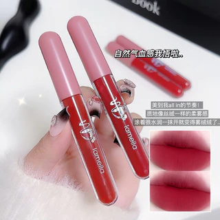 No.1041 ใหม่ล่าสุด lameila ลิปกำมะหยี่ ลิปซอฟท์แมท สไตล์สาวเกาหลี แพ็คเกจน่ารัก