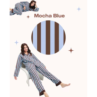 ชุดนอนลาย Mocha Blue ของทาง Amié