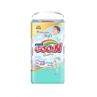 GOON กูนน์ ผ้าอ้อมสำหรับเด็ก แบบกางเกง กูนน์ พรีเมียม(เลือกไซส์) แพ็ค1ห่อ
