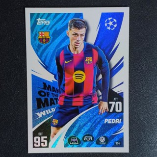 การ์ดฟุตบอล MAN OF THE MATCH WILDCARD TOPPS MATCH ATTAX UCC …