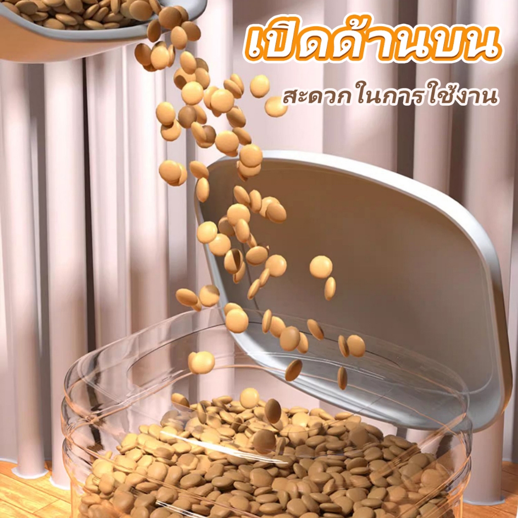 ที่ให้น้ำ ที่ให้อาหารแมวขนาดใหญ่ 3.8 ลิตร อัตโนมัติ เครื่องให้น้ำให้อาหารสุนัขอัตโนมัติขนาดใหญ่ ที่ให้อาหารอัตโนมัติ - รูปที่ 3