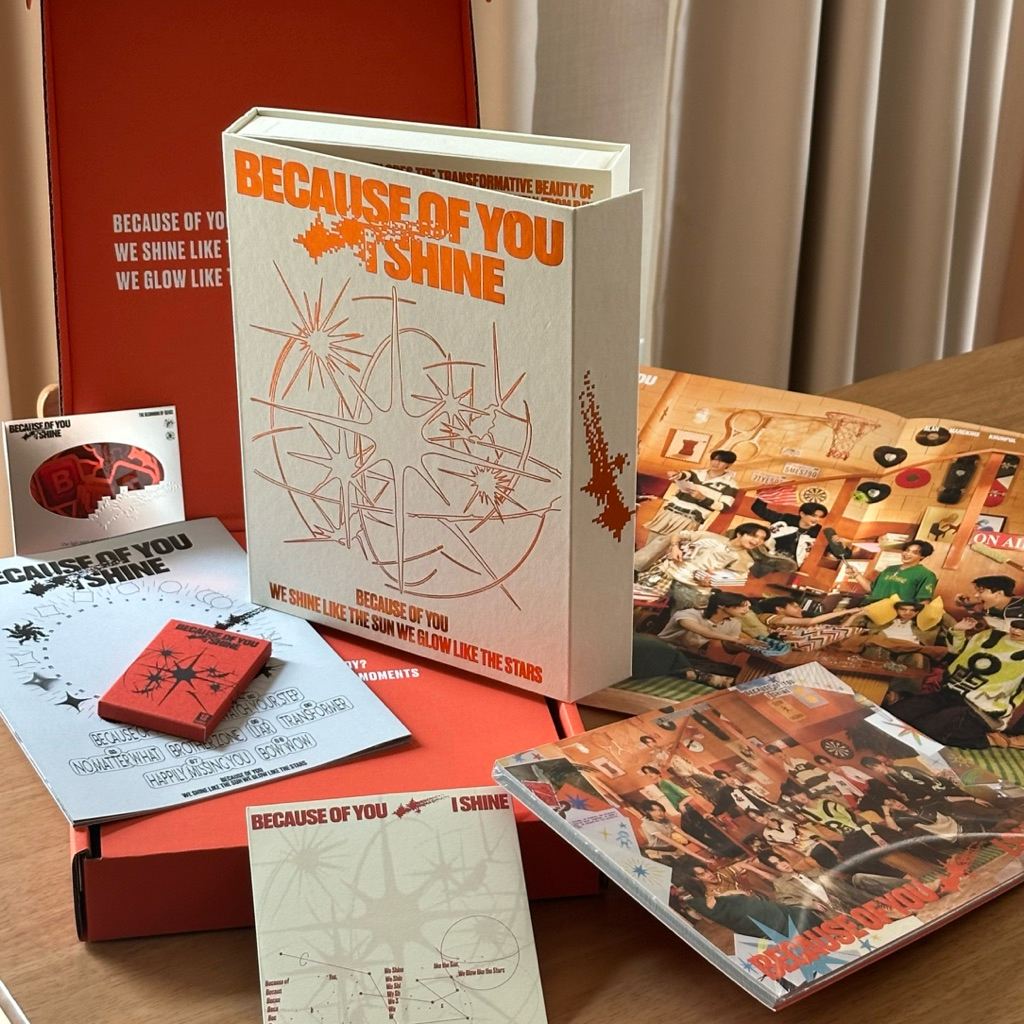 พร้อมส่ง อัลบั้ม BUS BECAUSE OF YOU, I SHINE ​(FULL SET ยังไม่แกะ)