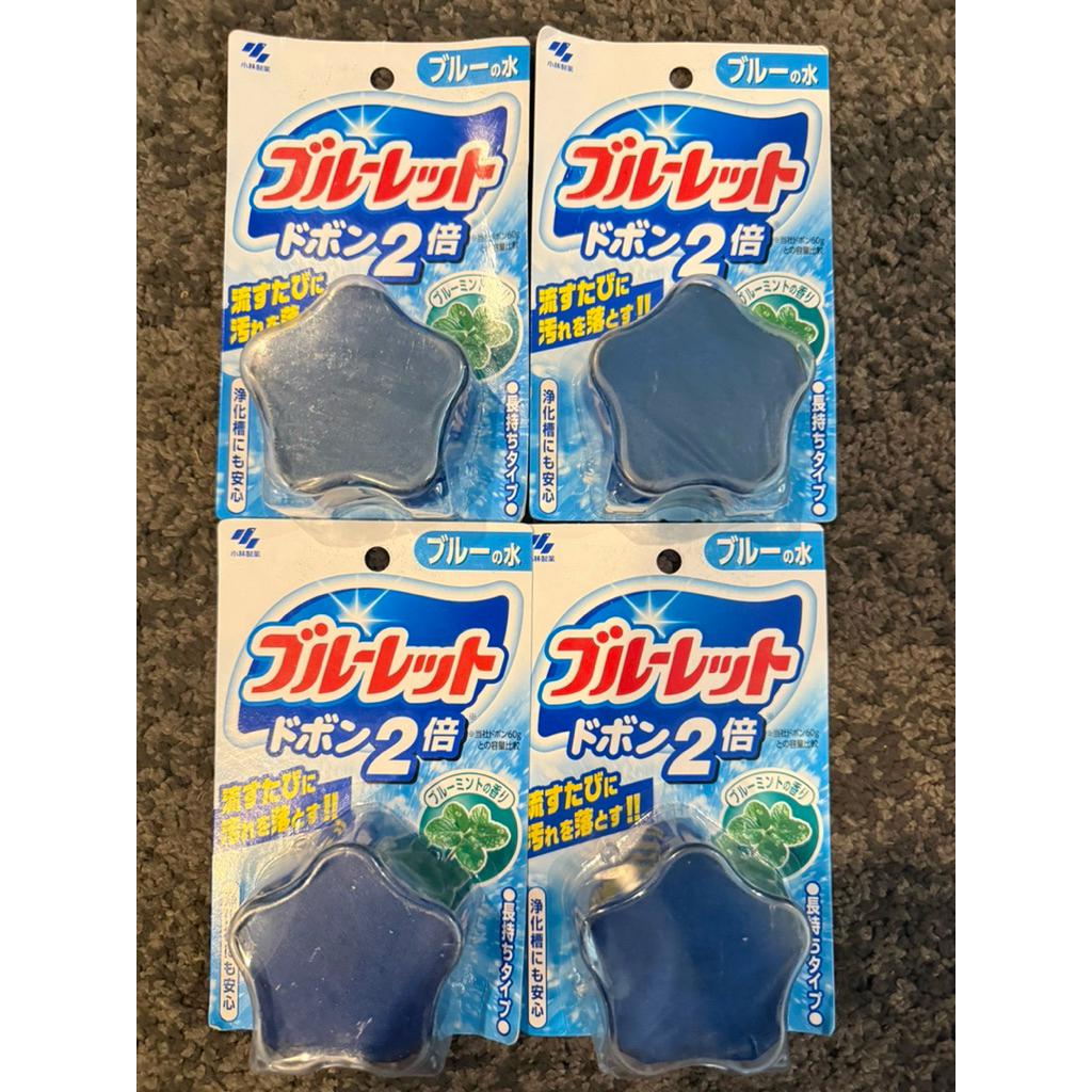 ใหม่✅Kobayashi Bluelet Dobon ก้อนทำความสะอาดชักโครกสะอาด  นาน 2 เดือน หอมมาก