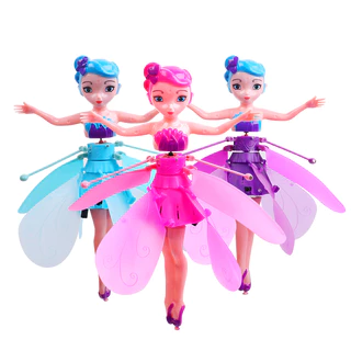 YUNLEO Toy ปลอดภัย ราคาถูกที่สุด ตุ๊กตานางฟ้าบินได้เซ็นเซอร์สัมผัส แสงเรืองแสง ลอยอัจฉริยะ รีโมทคอนโทรล ของเล่นเด็กผู้ห
