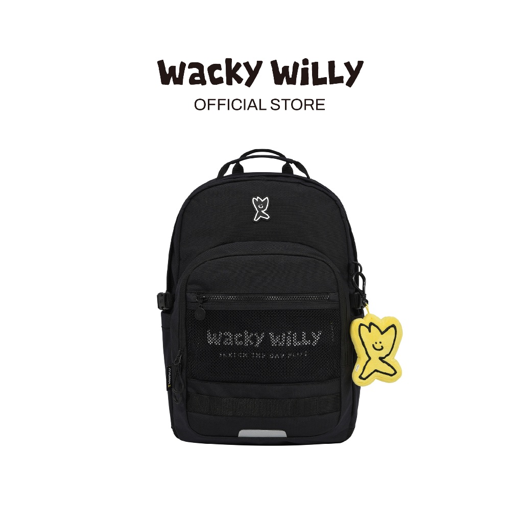 WACKY WILLY กระเป๋ารุ่น Willy Kiky Flight 25 Backpack Black (80041SBPBGU_H5BKXX)