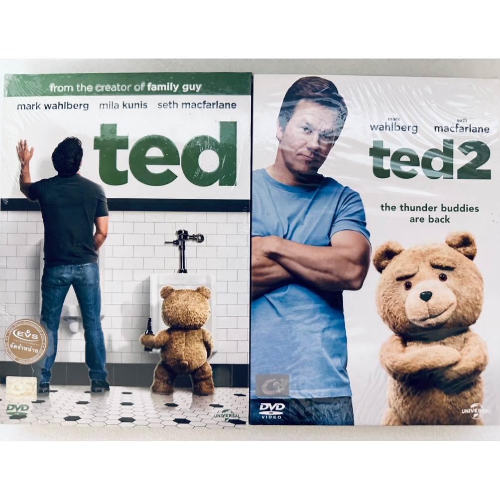 DVD จัดชุด 2 Disc ปกสวม : Ted (2012) หมีไม่แอ๊บ แสบได้อีก + Ted 2 (2015) หมีไม่แอ๊บ แสบได้อีก 2