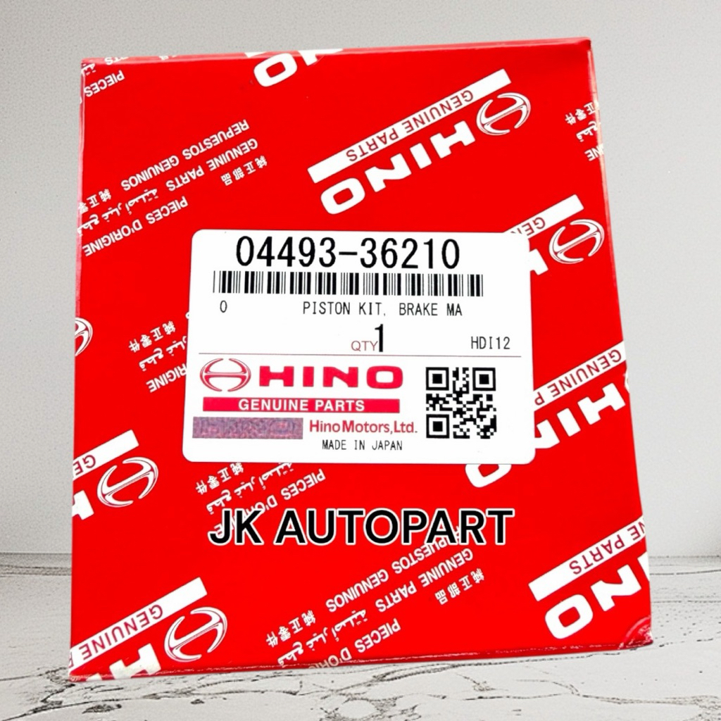 แท้ๆเบิกศูนย์ ชุดซ่อมแม่ปั้มเบรค HINO DUTRO 04493-36210 ความโต 1.1/16 นิ้ว ยางแม่ปั้มเบรคฮีโน่ดูโท่/
