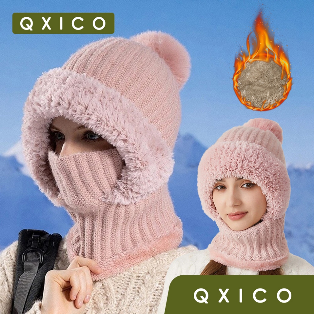 Qxico รุ่นCK48 หมวกไหมพรมกันหนาว