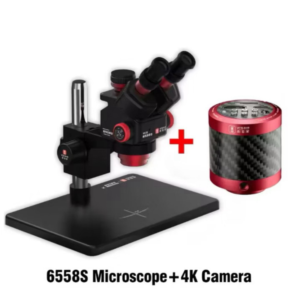 YCS รุ่น 6558S กล้องจุลทรรศน์ งานซ่อมแผงวงจร PCB, BGA, และชิป