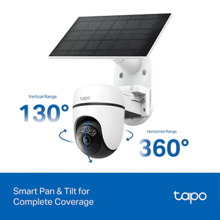 TP-LINK (Tapo C610 KIT) 2K 3MP Solar-Powered Pan/Tilt Security Camera Kit พร้อมแผงโซลาร์