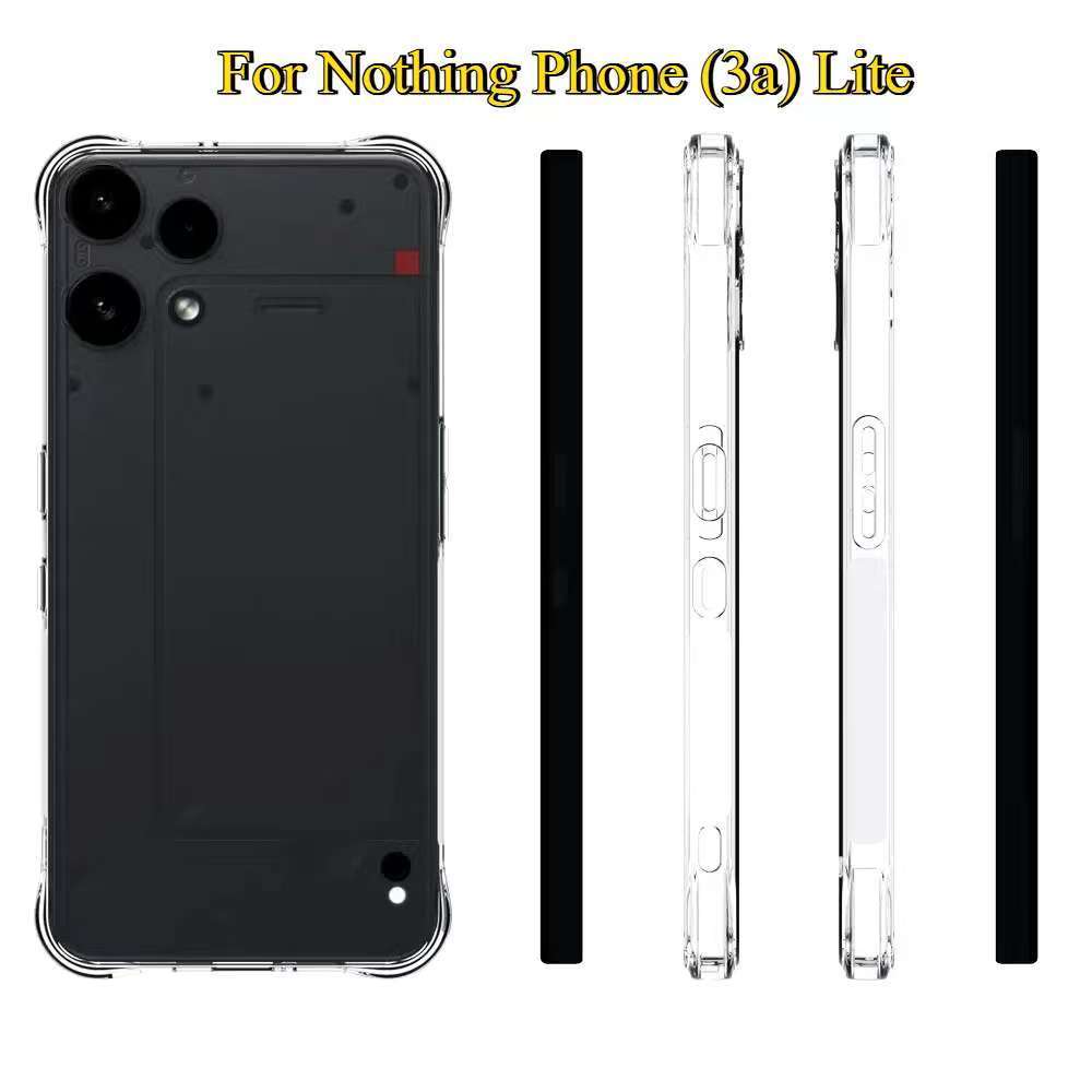 Nothing Phone(3a)Lite 5G(ส่งในไทย)เคสTPUใสกันกระแทกแบบคลุมกล้องNothing Phone(3a)Liteตรงรุ่น