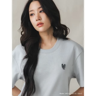 MeMo™ | Essential | เสื้อเรียบพรีเมียม ผ้าหนานุ่ม ปักโลโก้ The Fox ทรง Unisex Relaxed fit