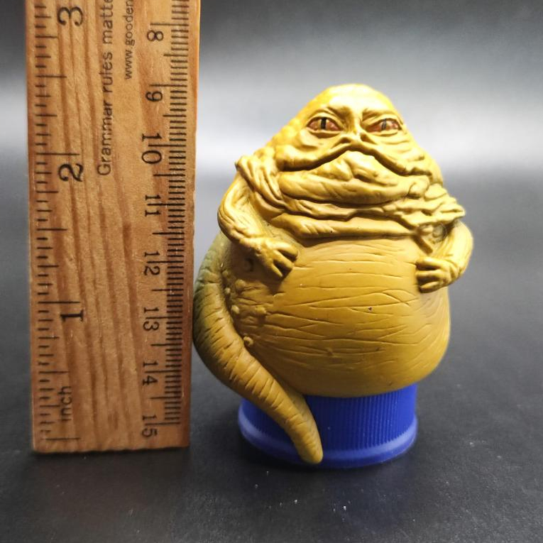 ฟิกเกอร์ งานฝา สตาร์วอร์ หายาก JABBA THE HUTT Star Wars Pepsi Bottle Cap mini figure