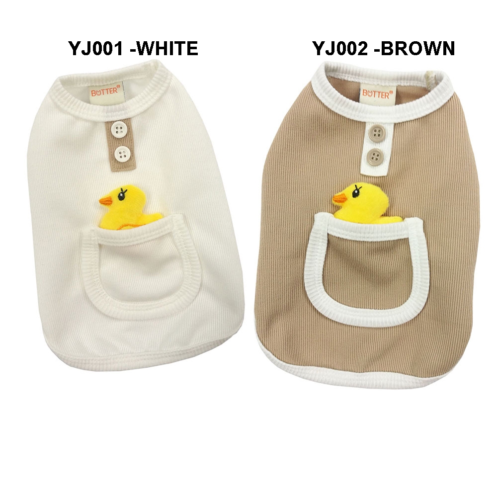 Butter Dogwear เสื้อยืด เสื้อกล้าม สำหรับสุนัข แมว  รุ่น JY001 และ JY002
