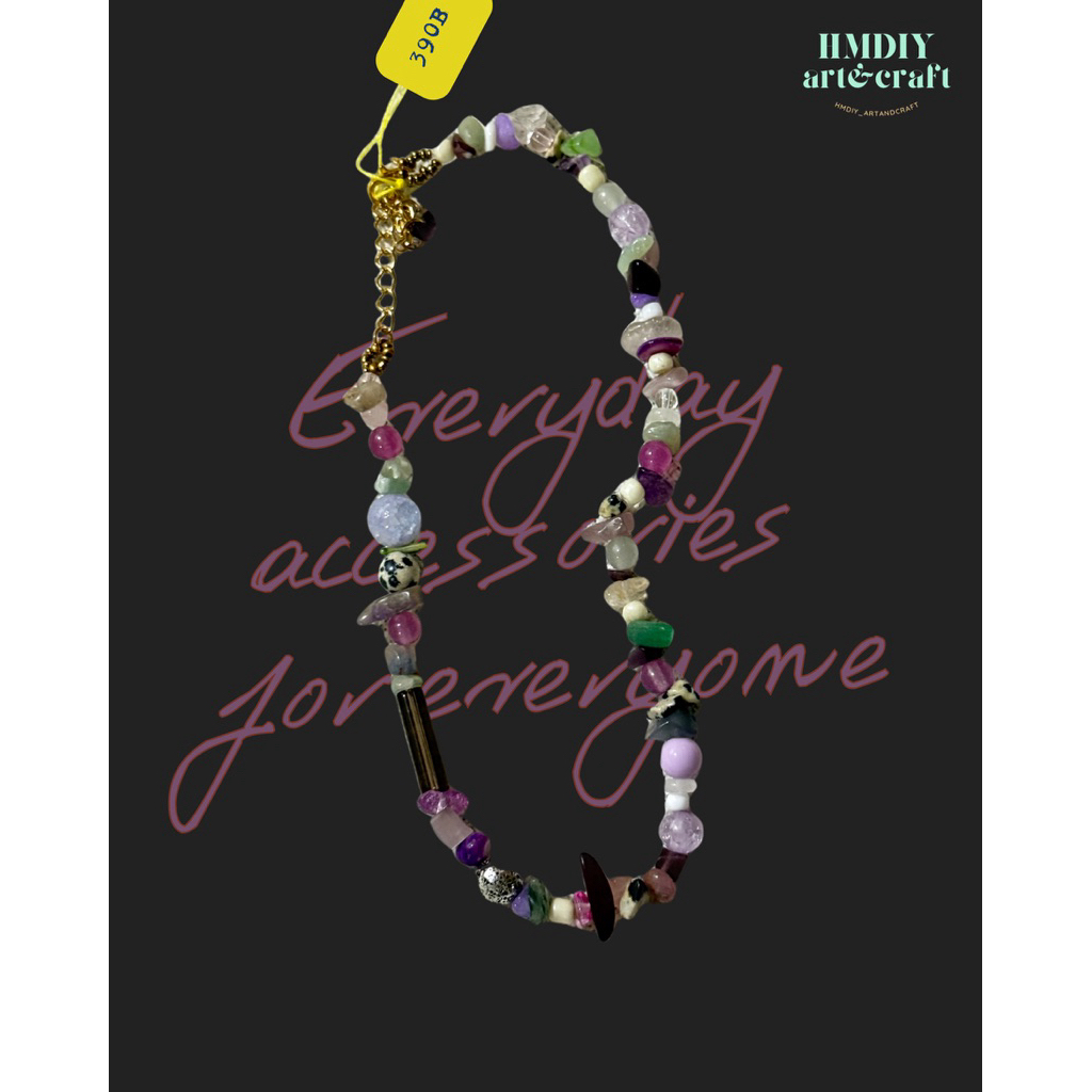 HMDIY Stone Necklace (handmade necklace)