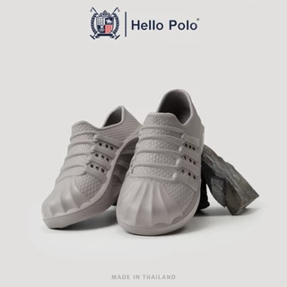 Hello Polo รองเท้าแบบสวม รองเท้าแตะผู้ชาย แฟชั่น กันลื่น ทนต่อการสึกหรอ อ่อนนุ่ม วัสดุEVA UNISEX ลางแจ้ง พร้อมลุย HP8064