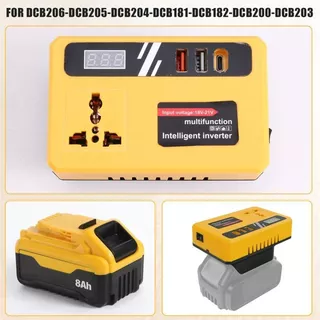 อินเวอเตอร์สำหรับแบตDewalt/MT/OSUKA (ใช้กับพัดลมได้)150W Power Inverter for 18V-20V Battery DC 20V to AC 220V