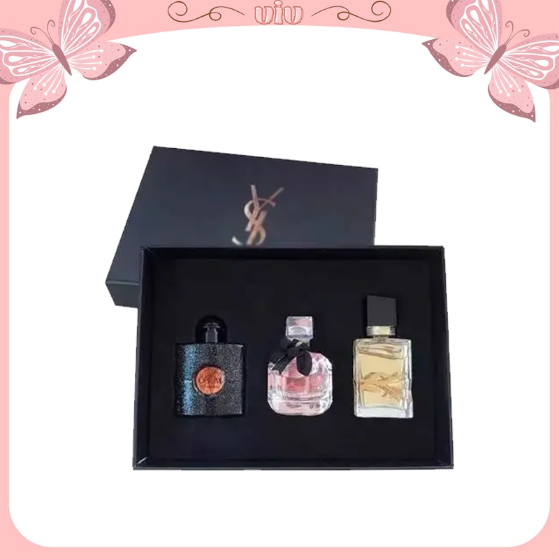 Y-S-L 3 in 1 miniature perfume gift box set original parfum 3x7.5ml