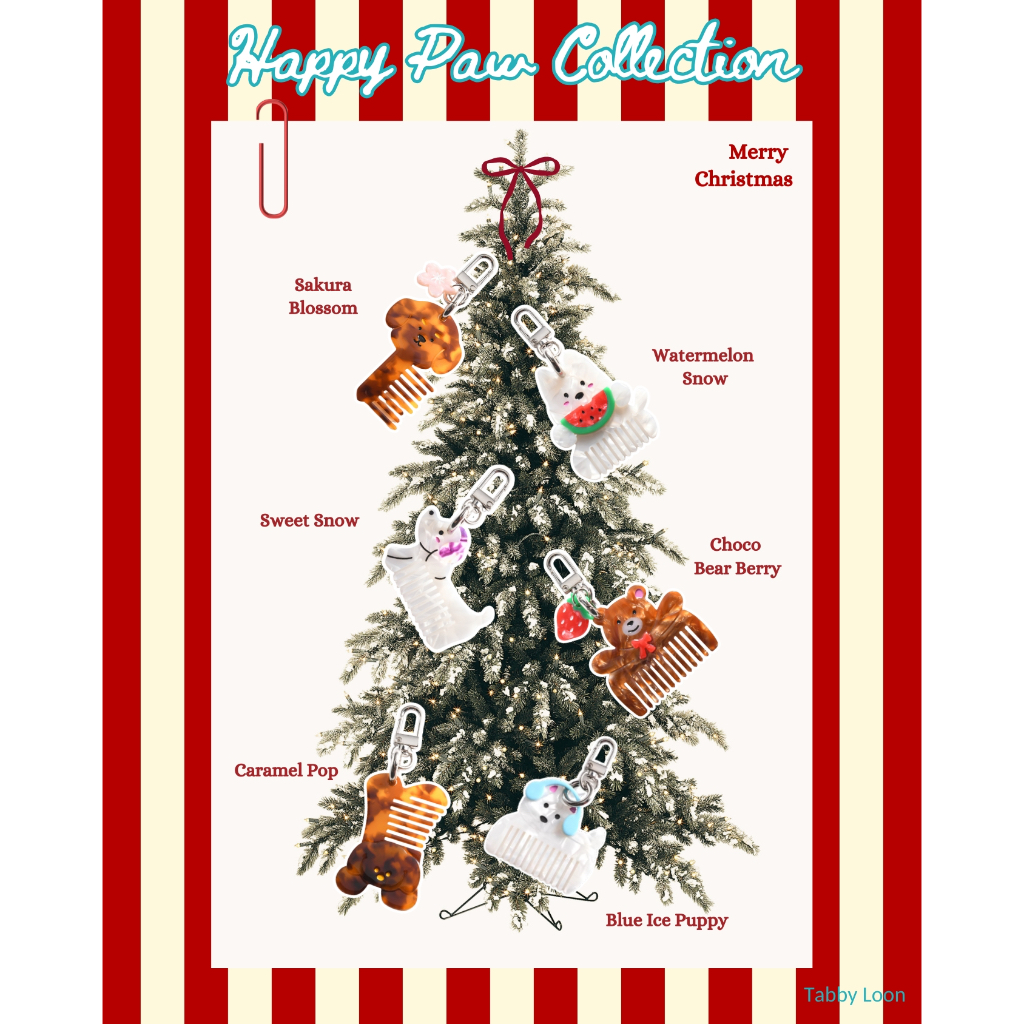 Tabby Loon Keychain Happy Paw Collection พวงกุญแจ (พร้อมกล่อง)