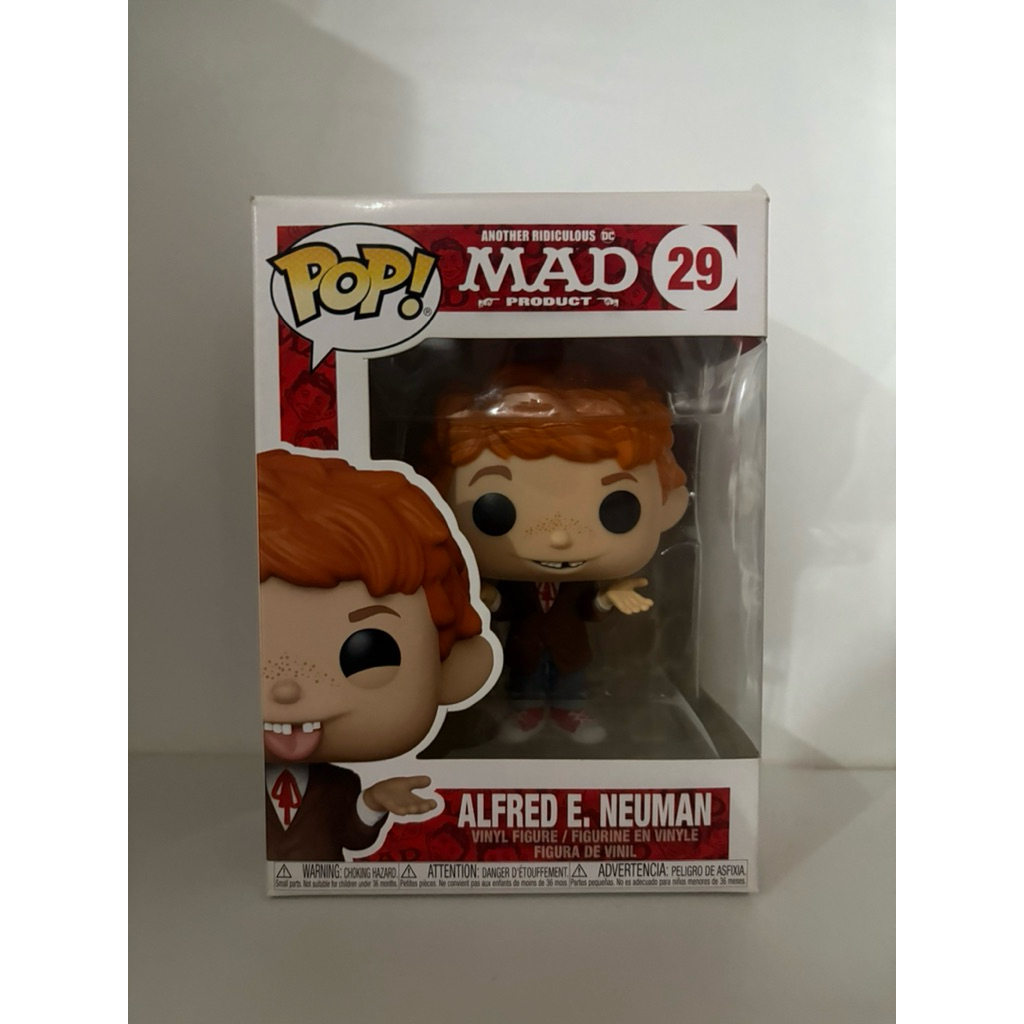 Funko Pop Alfred E. Neuman Mad TV 29 Damage Box