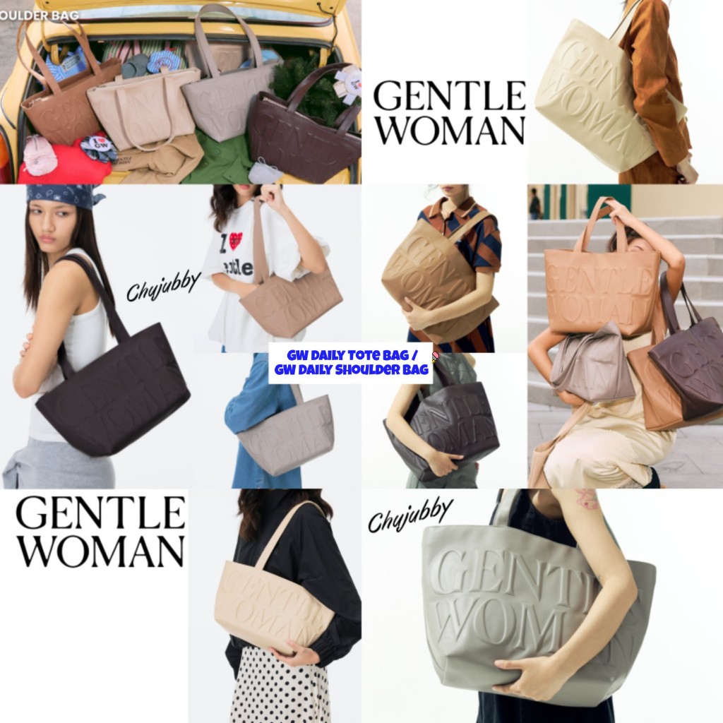 (พร้อมส่ง)❤️‍🔥 ใช้โค้ด 25%-20% | กระเป๋ารุ่น GW Daily Tote / GW Daily Shoulder Bag GENTLEWOMAN CLUB [CHUJUBBY]