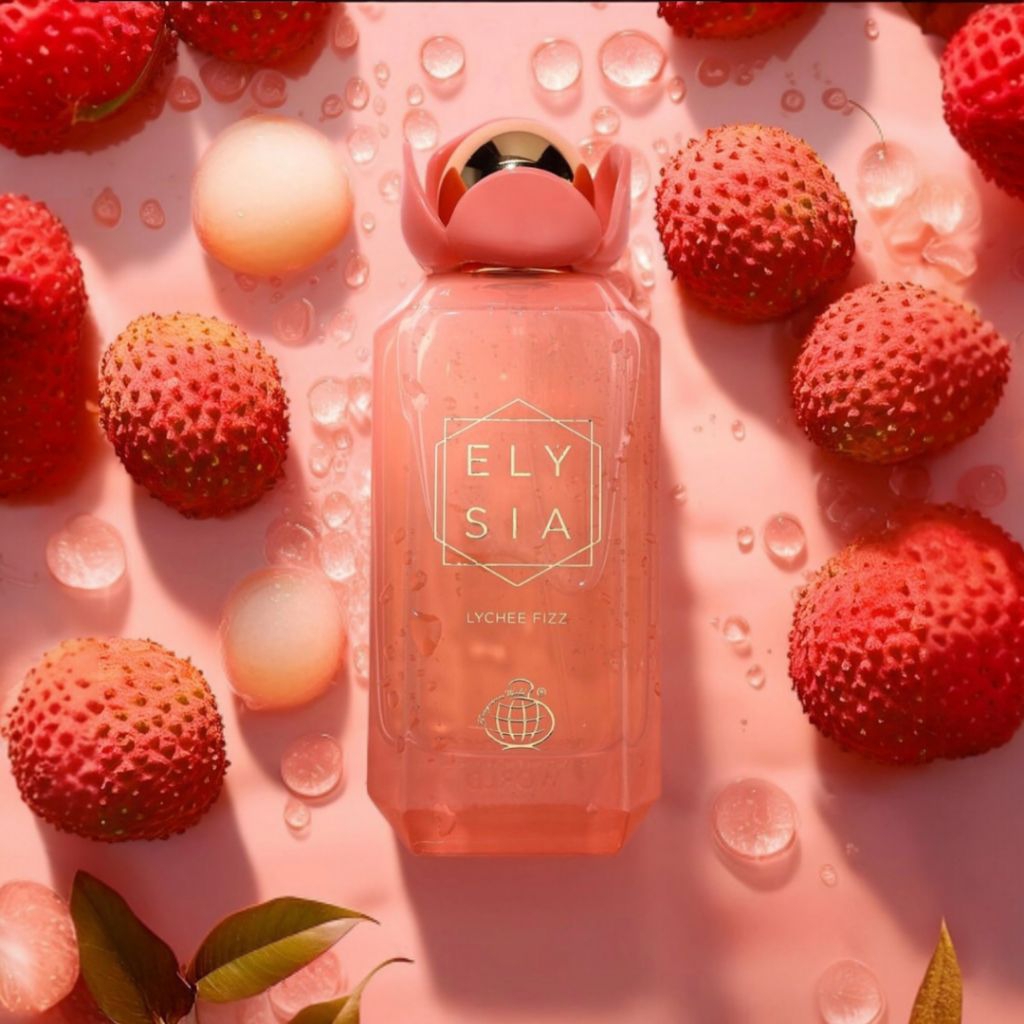 Elysia Lychee Fizz EDP By Fragrance World 100 ml แท้💯กลิ่นฟลอรั ลฟรุ๊ตตี้สำหรับผู้หญิง