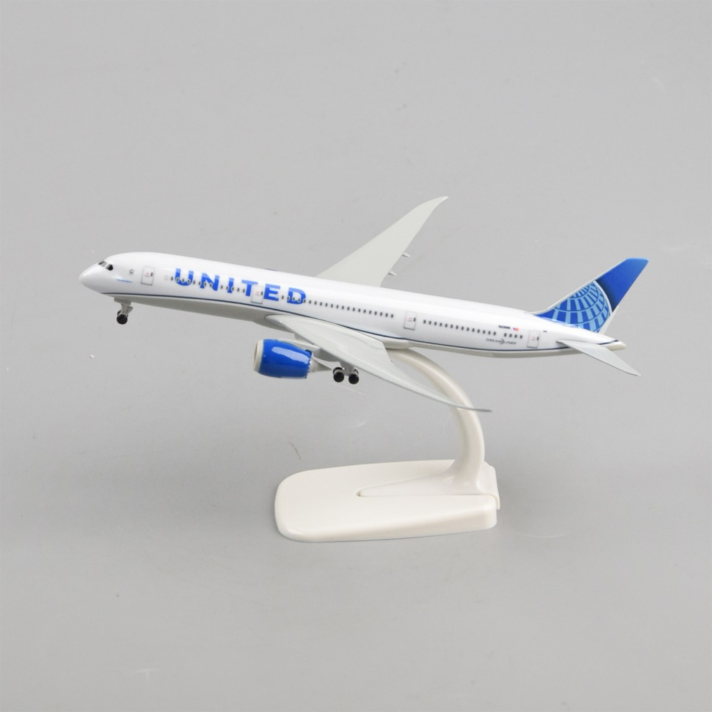 โมเดลเครื่องบิน United Airlines รุ่น B787 ทะเบียน N2998I
