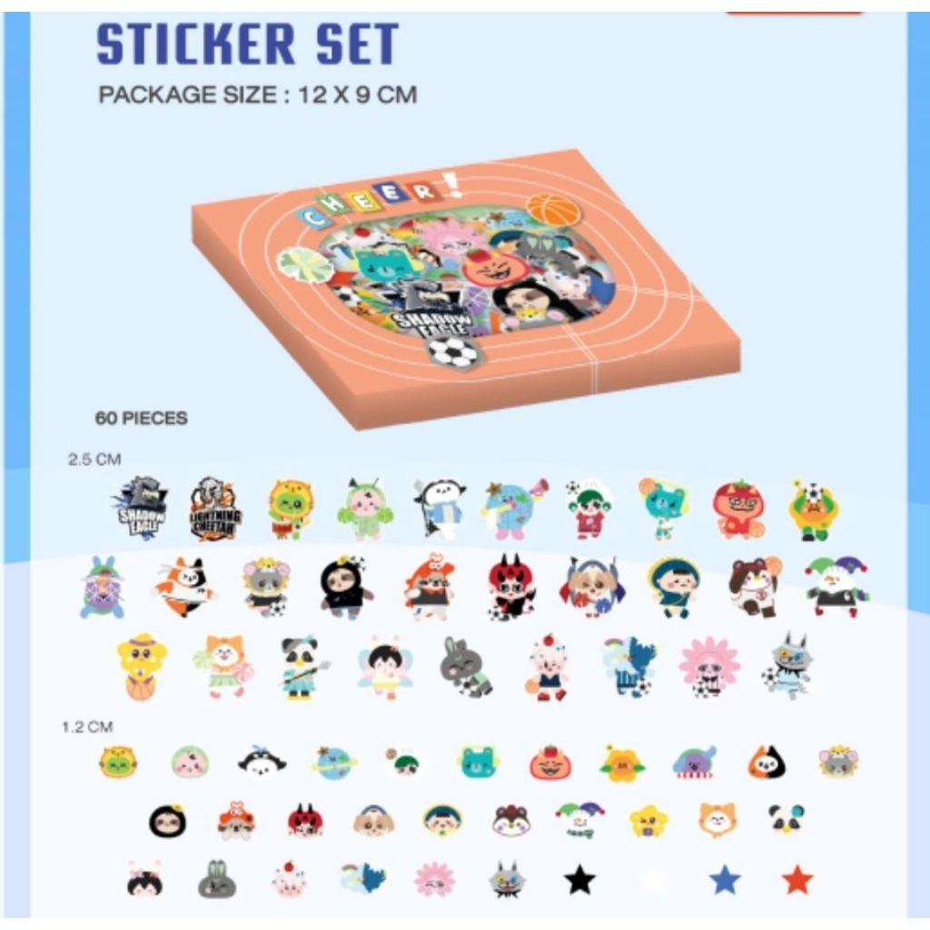 {📬พร้อมส่ง} GMMTV Fabdom Character Sticker Set