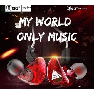 หูฟัง QKZ รุ่น AK6 in ear สายยาว 1.2 เมตร ของแท้100% หูฟังเสียบสาย สำหรับโทรศัพท์