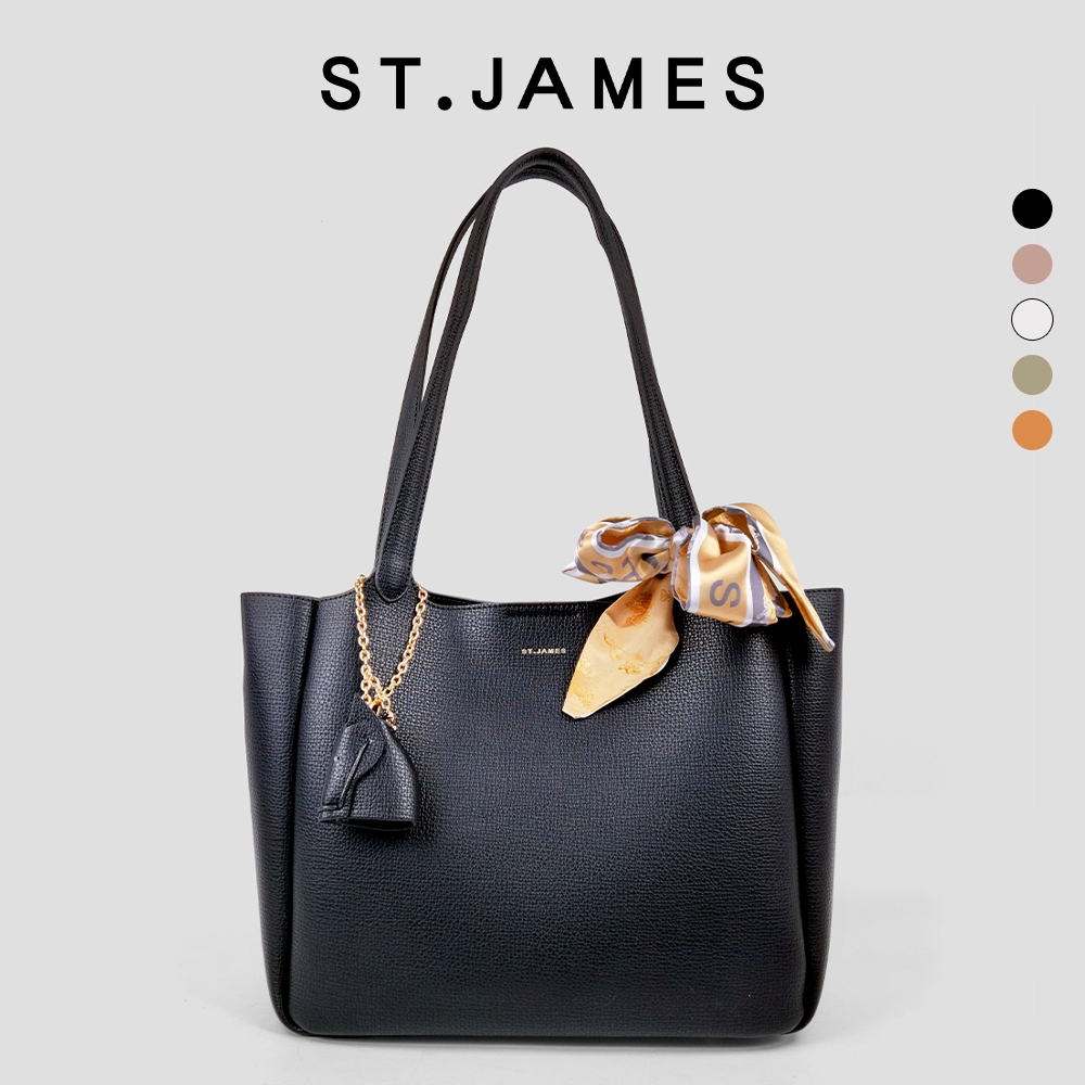 ST.JAMES กระเป๋าสะพายข้าง/กระเป๋าหนัง PU/Vegan รุ่น BUDABUDA-L (มี 5 สี) l กระเป๋าแฟชั่น ผู้หญิง