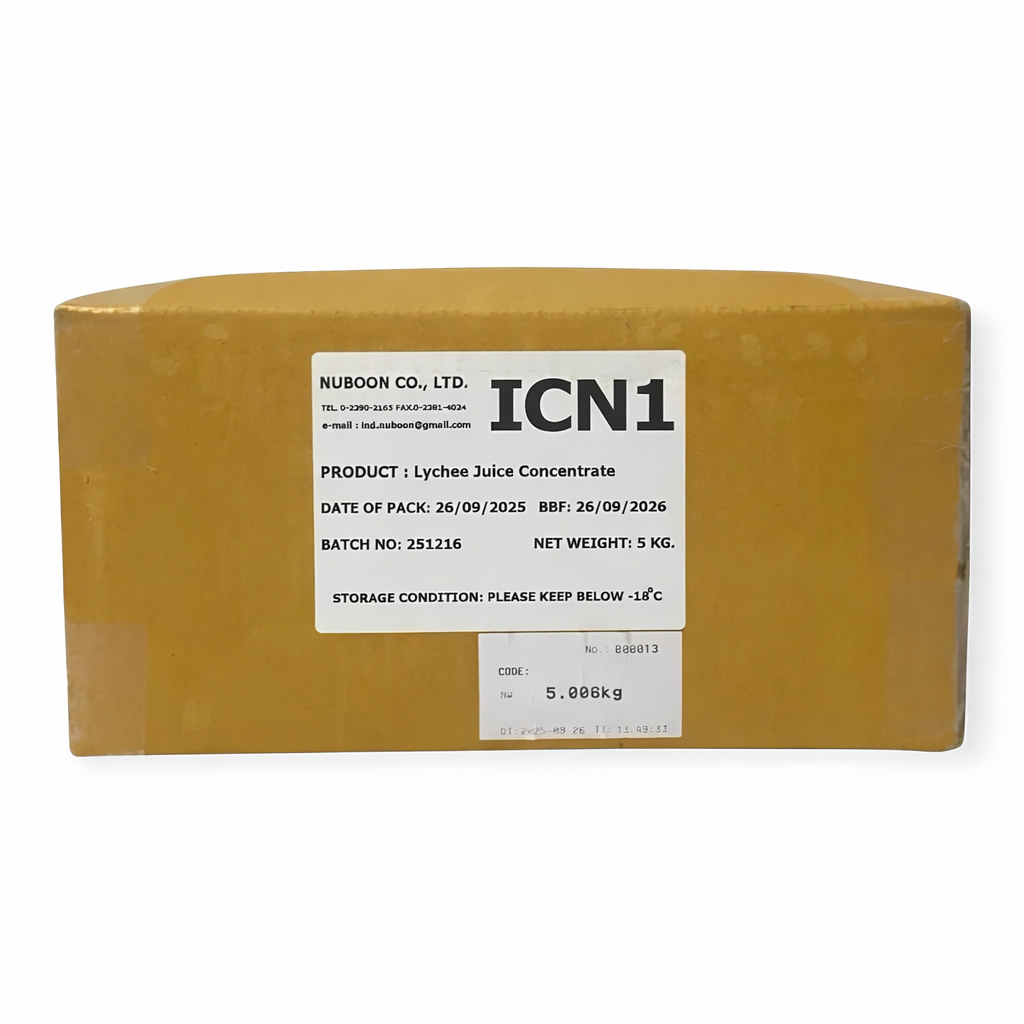 Nuboon น้ำทับทิมเข้มข้นแท้จากธรรมชาติ ไม่มีสารปรุงแต่ง แพค 5 กก. (ICN1)