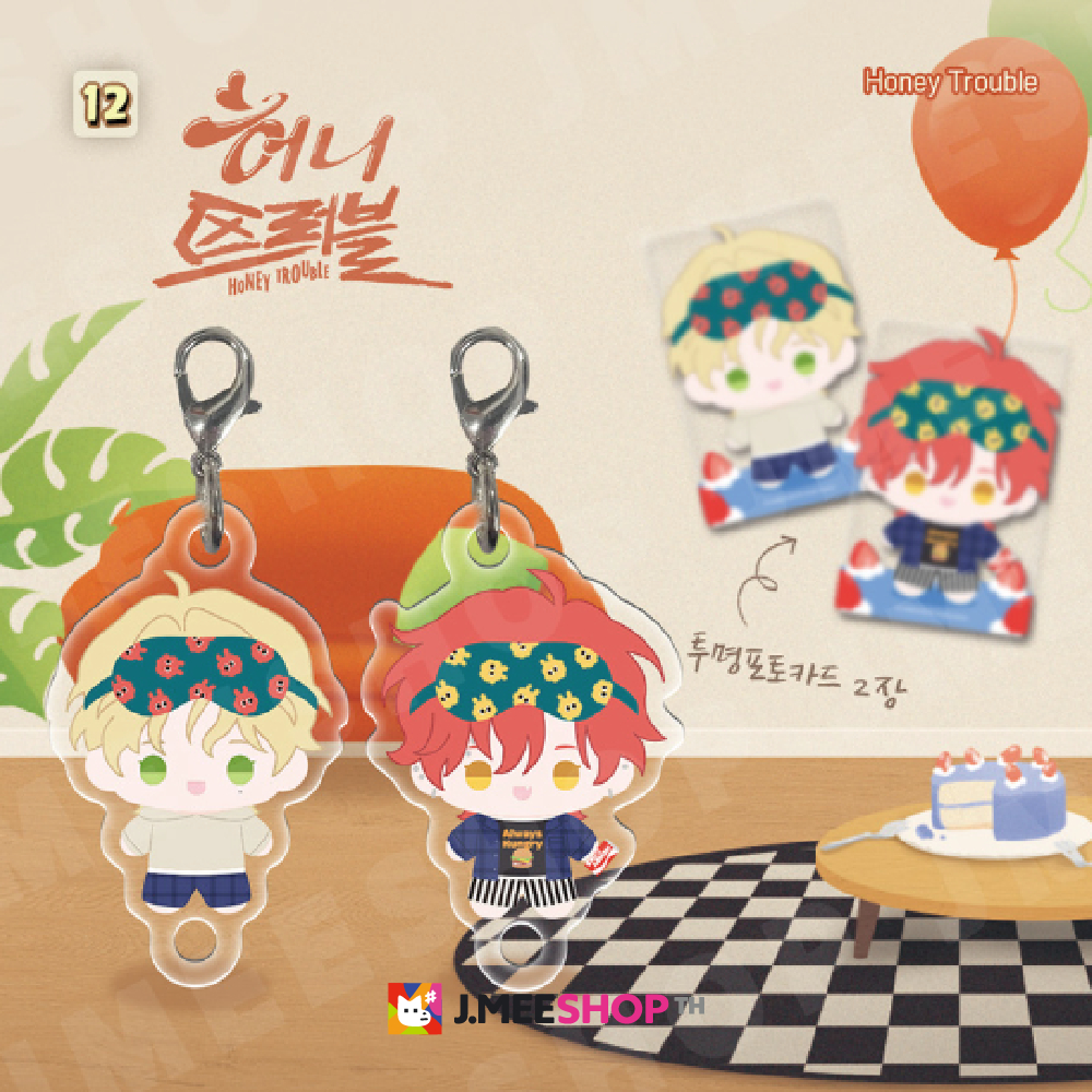 JMEESHOP TH - [BOM SWEET HOME] Mini BBOSIRAEGI Acrylic Charm Set - รูปที่ 3