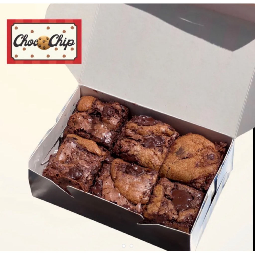 ส่งด่วน old school brownie choc chip 12 ชิ้น