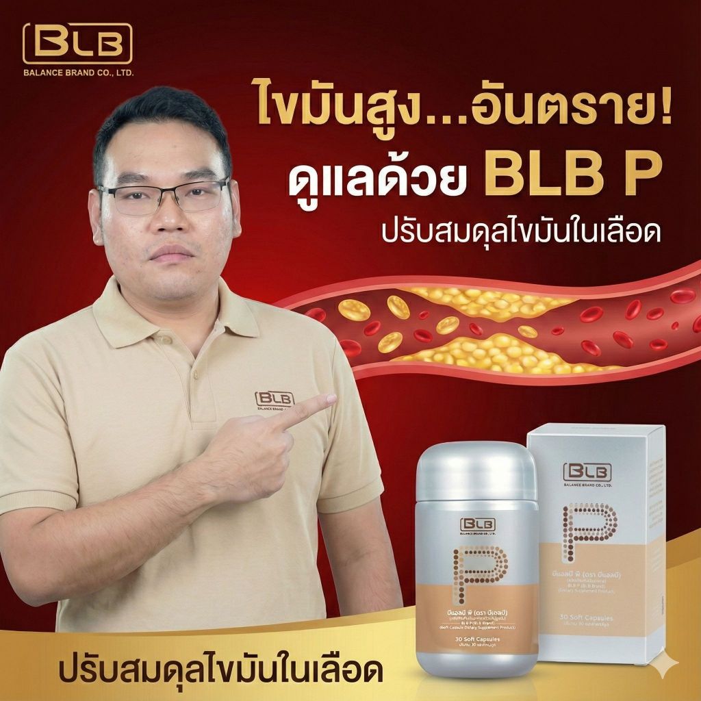 ไขมันในเลือดสูง  บีแอลบีพี บีแอลพี  | Balance P BLP บาลานซ์พี ของแท้ 100% บีแอลพี ความดัน สมองตีบ
