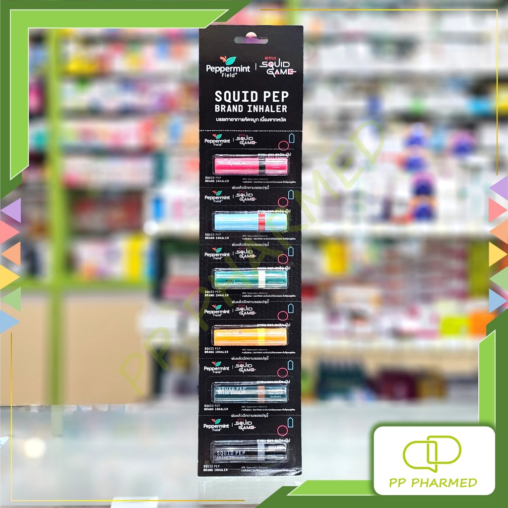 Peppermint Field ยาดม สควิด เป๊ป Squid Pep Inhaler 2cc