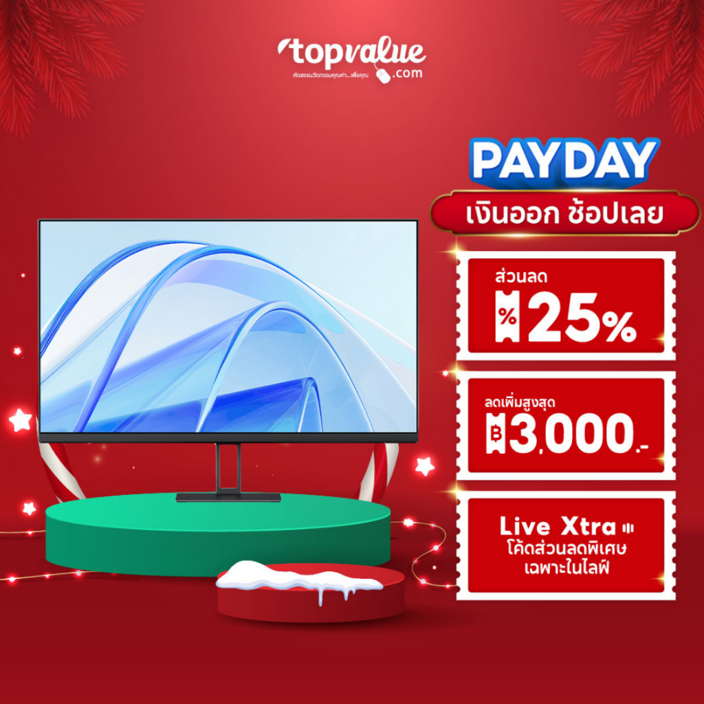 Xiaomi Redmi Monitor รุ่น A27 27" 100Hz sRGB99% รับประกัน 1 ปี