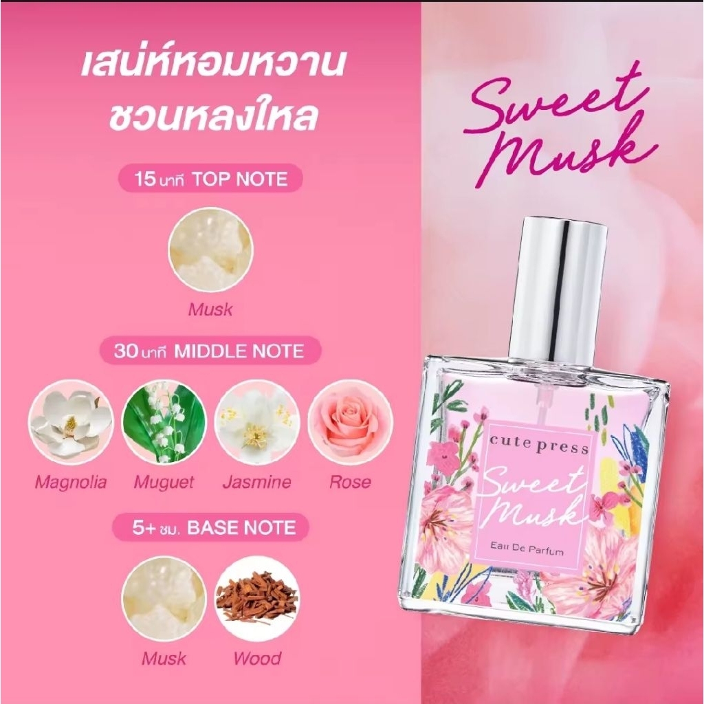 0 Cute Press I'm Just Me EDP 35ml คิวท์เพรส น้ำหอมสำหรับผิวกาย - รูปที่ 4